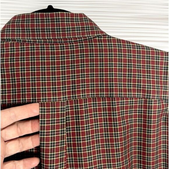 Brooks Brothers Button Down Shirt Long Sleeve Plaid Cotton Regular Fit XL - Picture 9 of 13